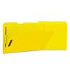 Deluxe Reinforced Top Tab Fastener Folders, 2 Fasteners, Legal Size, Yellow Exterior, 50/Box