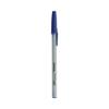 Ballpoint Pen Value Pack, Stick, Medium 1 mm, Blue Ink, Gray Barrel, 60/Pack
