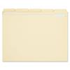 Double-Ply Top Tab Manila File Folders, 1/5-Cut Tabs: Assorted, Letter Size, 0.75" Expansion, Manila, 100/Box