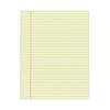 Glue Top Pads, Wide Ruled, 8.5" x 11", Canary-Yellow Paper, 50 Sheets/Pad, 12 Pads