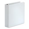 Deluxe Easy-to-Open D-Ring View Binder, 3 Rings, 2" Capacity, 11 x 8.5, White