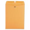 Kraft Clasp Envelope, #93, Square Flap, Clasp/Gummed Closure, 9.5 x 12.5, Brown Kraft, 100/Box