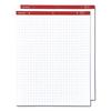 Easel Pads/Flip Charts, Quadrille Ruled, 27" x 34", White, 50 Sheets/Pad, 2 Pads/Carton