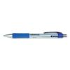 Roller Ball Retractable Gel Pen, Blue Ink, Medium, Dozen