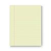 Glue Top Pads, Narrow Ruled, 8.5" x 11", Canary-Yellow Paper, 50 Sheets/Pad, 12 Pads