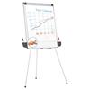 Tripod-Style Dry Erase Easel, Easel: 44" to 78", Board: 29 x 41, White/Silver