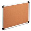 Cork Board with Aluminum Frame, 48 x 36, Natural, Silver Frame