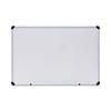 Dry Erase Board, Melamine, 36 x 24, White, Black/Gray Aluminum/Plastic Frame