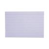 Index Cards, Ruled, 4 in x 6 in, White, 100 Cards/Pack