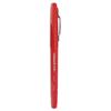 Porous Point Pen, Stick, Medium 0.7 mm, Red Ink, Red Barrel, Dozen