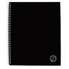 Deluxe Sugarcane Based Notebooks, Medium/College Ruled, 8.5 x 11", White Paper, Black Cover, 100 Sheets