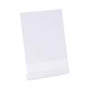 Clear L-Style Freestanding Frame, 5 x 7 Insert, 3/Pack