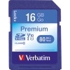 Premium SDHC Memory Card, Class 10, 16GB, UHS-1 V10 U1 Class 10
