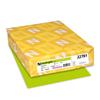 Colored Cardstock, 65 lb, 8.5" x 11", Terra Green, 250 Sheets/Pack