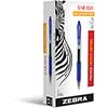 Sarasa Retractable Gel Pen, Blue Ink, Fine, Dozen