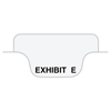 80000 Series Legal Index Dividers, Bottom Tab, Printed "Exhibit E", 25/Pack