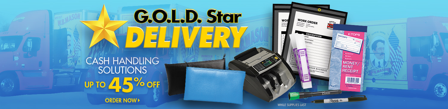 Wb Mason Save On Office Supplies Furniture Coffee And More Save On Cash Handling