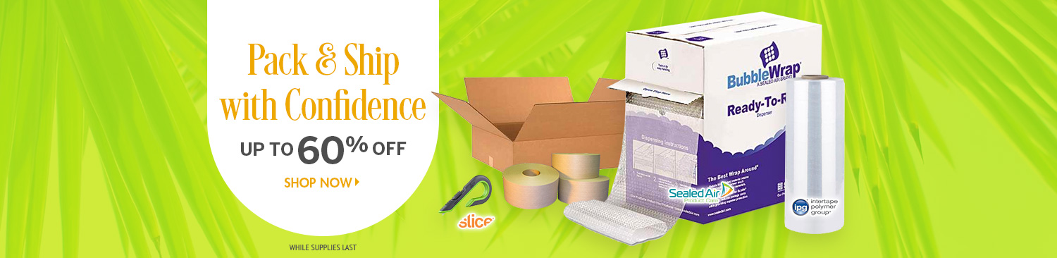 Save on Shipping & Packaging Products