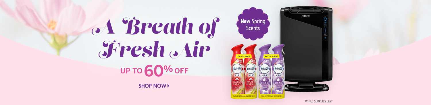 Save on Spring Air Care Products