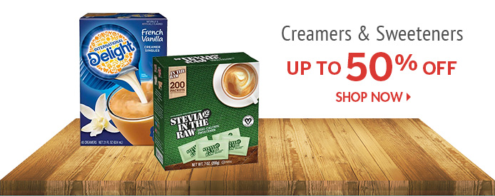 Shop Creamers and Sweeteners