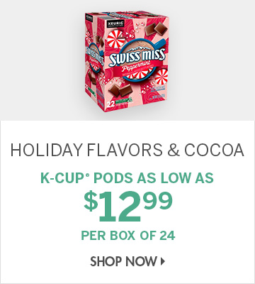 Save on Holiday Flavor K-Cup Pods