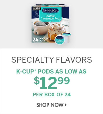 Save on Specialty K-Cup Pods