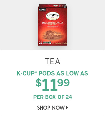 Save on Tea K-Cup Pods