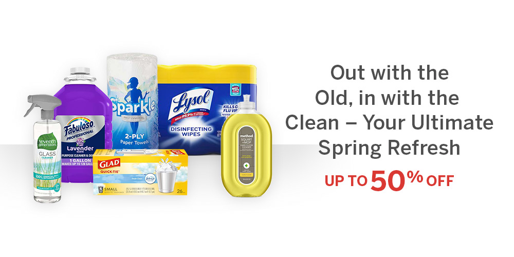 Save on Spring Cleaning Supplies