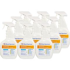 Broad Spectrum Quaternary Disinfectant Cleaner Spray, 32 oz, 9/Carton