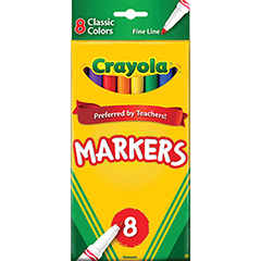 ColorMax™ Classic Markers, Fine Line, 8/ST