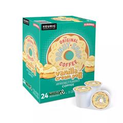 Vanilla Cream Puff K-Cup Pods, Medium Roast, 24/BX