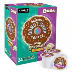 Duos White Chocolate + Vanilla K-Cup Pods, Medium Roast, 24/BX