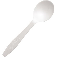 Epoch™ Heavyweight Full-Size Compostable Soup Spoon, 1000/CT