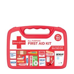 All-Purpose Portable Compact Emergency First Aid Kit, 160 pieces