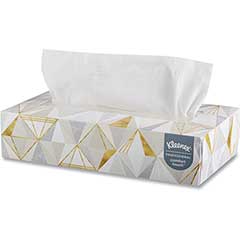 White Facial Tissue, 2-Ply, White, Pop-Up Box, 125/Box
