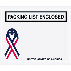Full Face Orange Tape Logic TLPL417Packing List/Invoice Enclosed Envelopes Pack of 1000 4 1/2 x 5 1/2 
