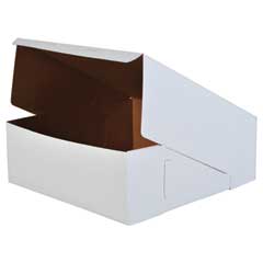FAST Shipping Cake Bakery Box 14" x 14" x 5 1/2" 50/BD 
