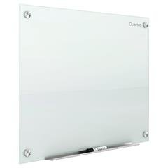 Infinity Glass Dry-Erase Board, 72 in W x 48 in H, White Surface