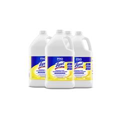 Disinfectant Deodorizing Cleaner, Concentrate, Lemon Scent, 1 gal, 4 Bottles/Carton