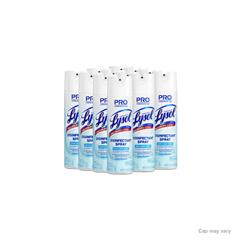 Professional Disinfectant Spray, Crisp Linen, 19 oz, 12/Case