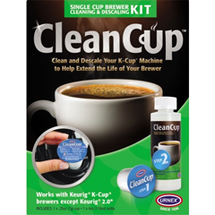 CleanCup™ Single Cup Brewer Cleaning & Descaling Kit