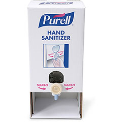 Quick Tabletop Push-Style Stand Kit with Two 1L PURELL® NXT® Hand Sanitizer Refills