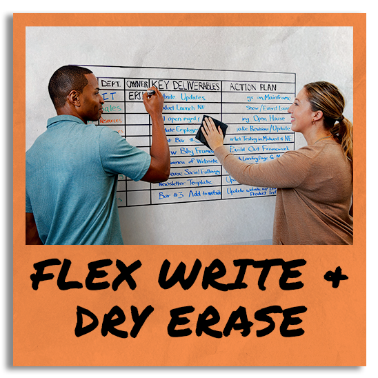 Flex Write & Dry Erase Category Button