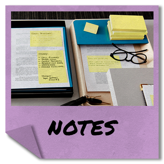 Notes Category Button