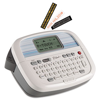 Brother P-Touch PT-90 Simply Stylish Personal Labeler, 2 Lines, 6-1/10w x 4-2/5d x 2-1/5h