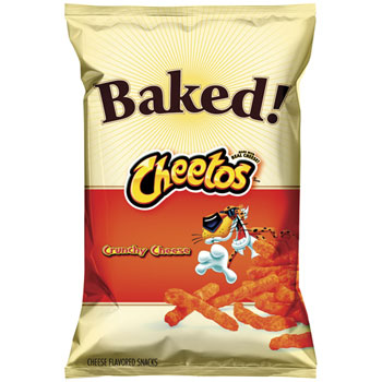 Cheetos Baked Crunchy Cheese Flavored Snacks, 1.5 oz Bag, 64/Case