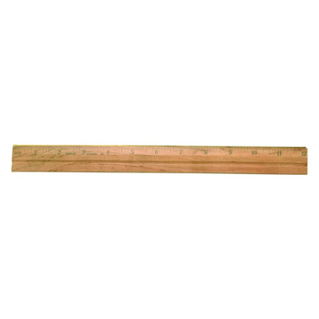 Charles Leonard, Inc. Wooden Ruler, 12 Inch