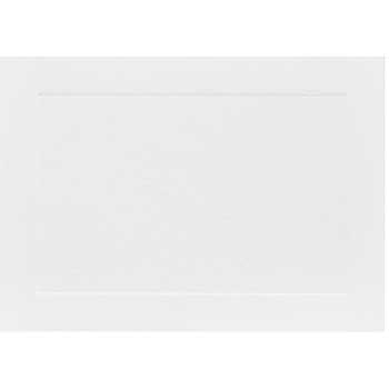 JAM Paper Blank Flat Note Cards, Panel, 3.5&quot; x 4.88&quot;, White, 500 Cards/Pack