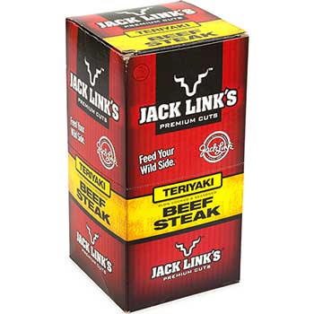 Jack Link’s Teriyaki Beef Steak, 1 oz., 12/PK