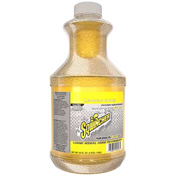 Sqwincher Electrolyte Hydration Liquid Concentrate, 64 oz., Lemonade, 6/CS